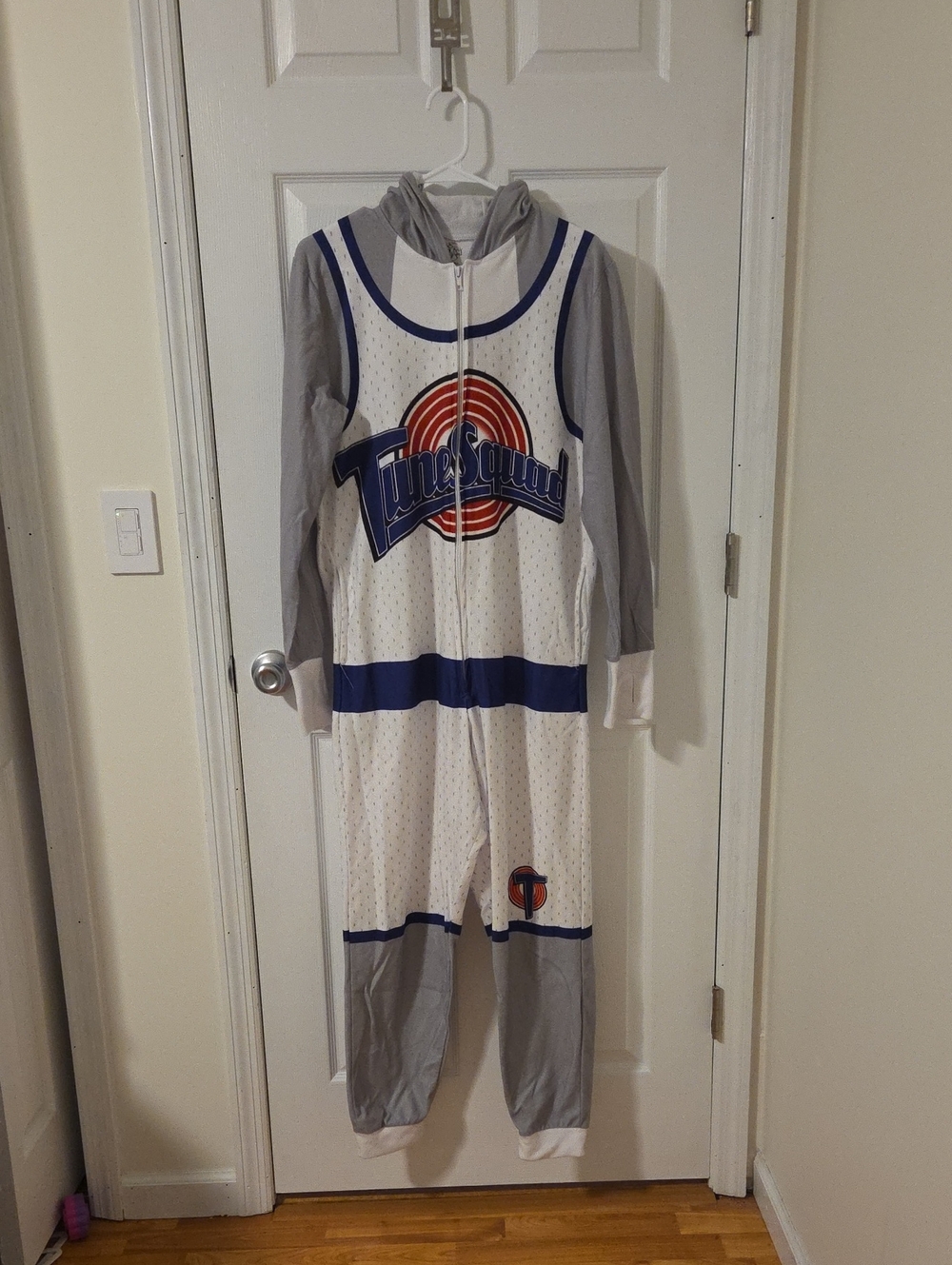 Space Jam Adule Tune Squad One-Piece Hooded Costume
